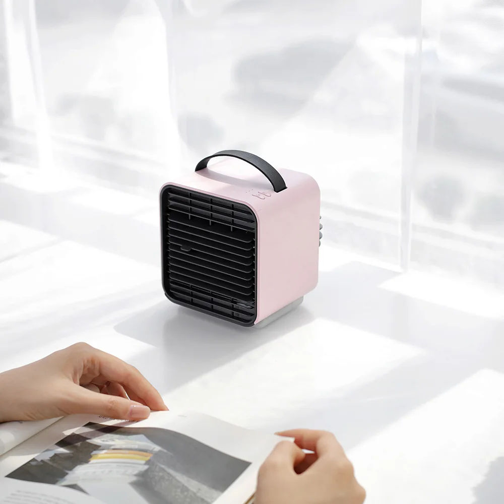 Desk table mini DC USB air conditioning fan