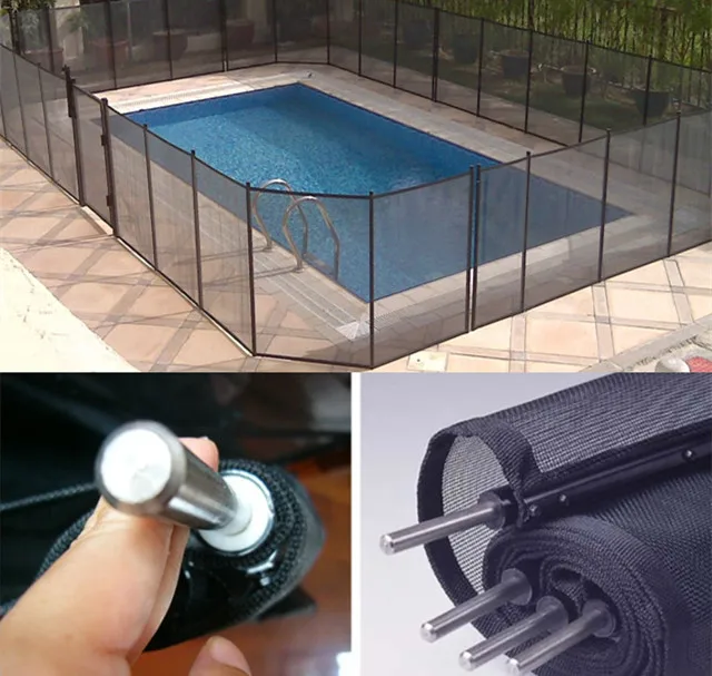 Section Kit 4x12feet Retractable Used Cheap Swimming Safety Pool Fence