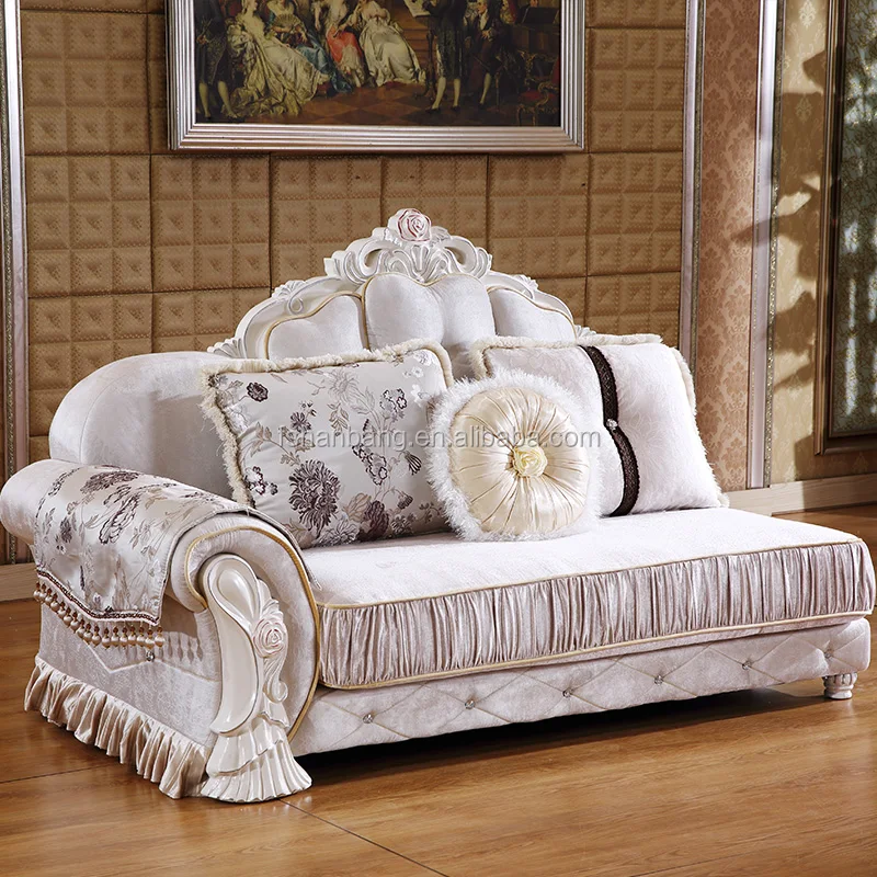 Luxury  Living Room Furniture Wooden Warm Sofa Set