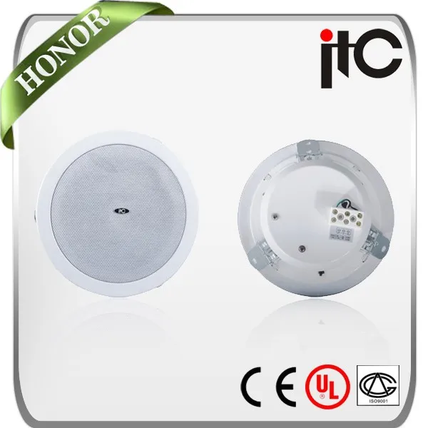 Itc T 105ca 6w 3w 6 5 Fireproof Coaxial Ceiling Speaker With