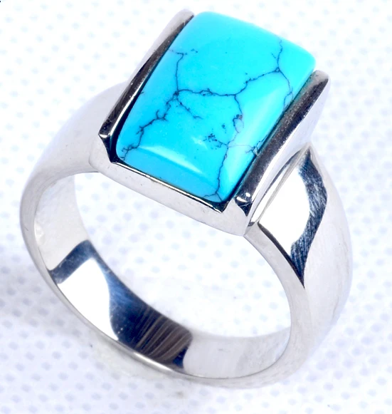 Mens Turquoise Ring Jewelry Wholesale By Brass Material Buy Turquoise