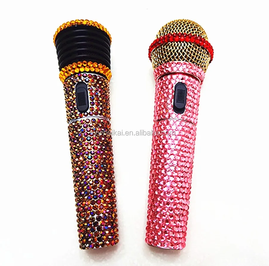

new professional bling wireless microphone for, Any color