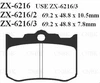 Brake Pads set fit INDIAN Chief Road Master Vintage Scout (02-08)