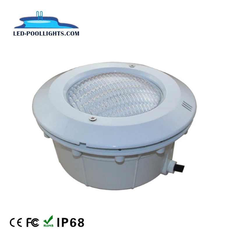 2 years warranty LED PAR56 pool light/lighting/lamp with Stainless Steel/PC Material Face Ring niche