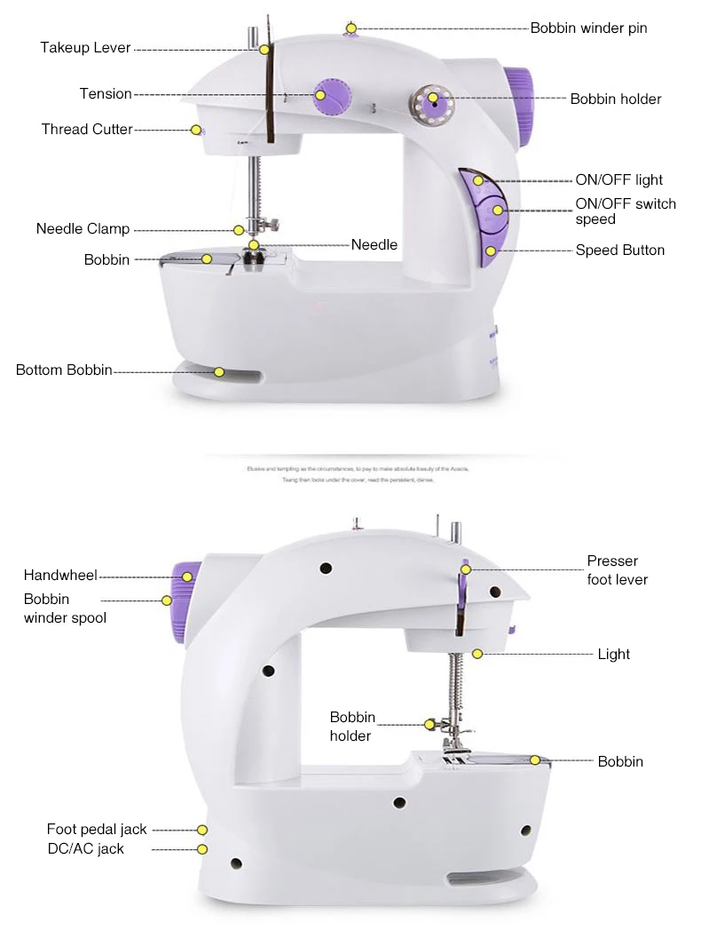   FHSM-201 household  pattern overlock  mini sewing machine