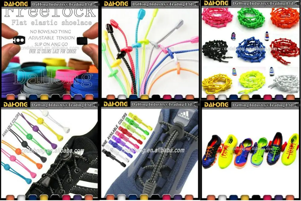Elastic Shoelace, Wholesale Shoe laces No Tie for Kids and Adults