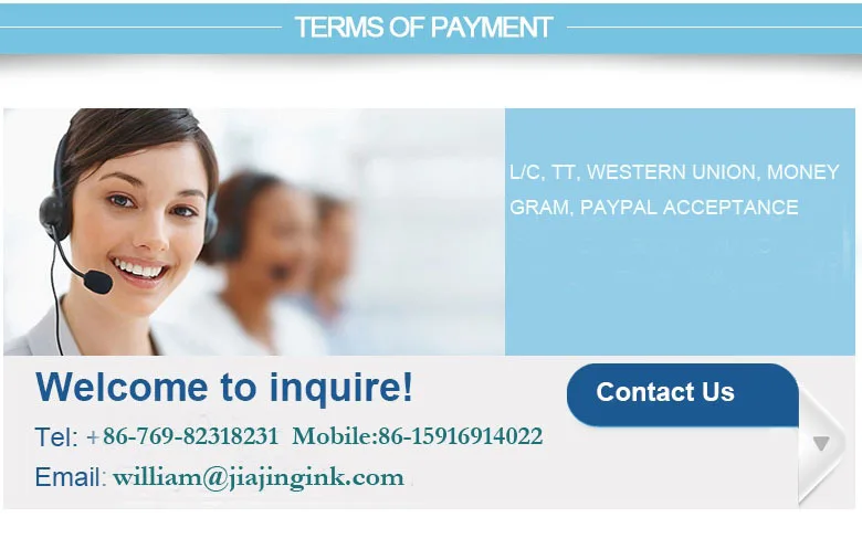 water-based ink fortest liner