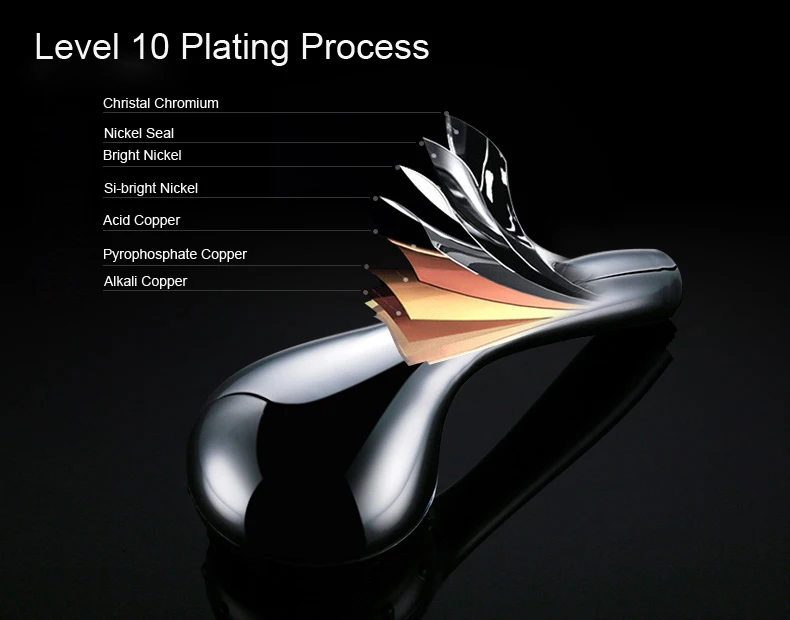 WP06512 moisture proof and water saving medium pressure rainfall hand held shower head