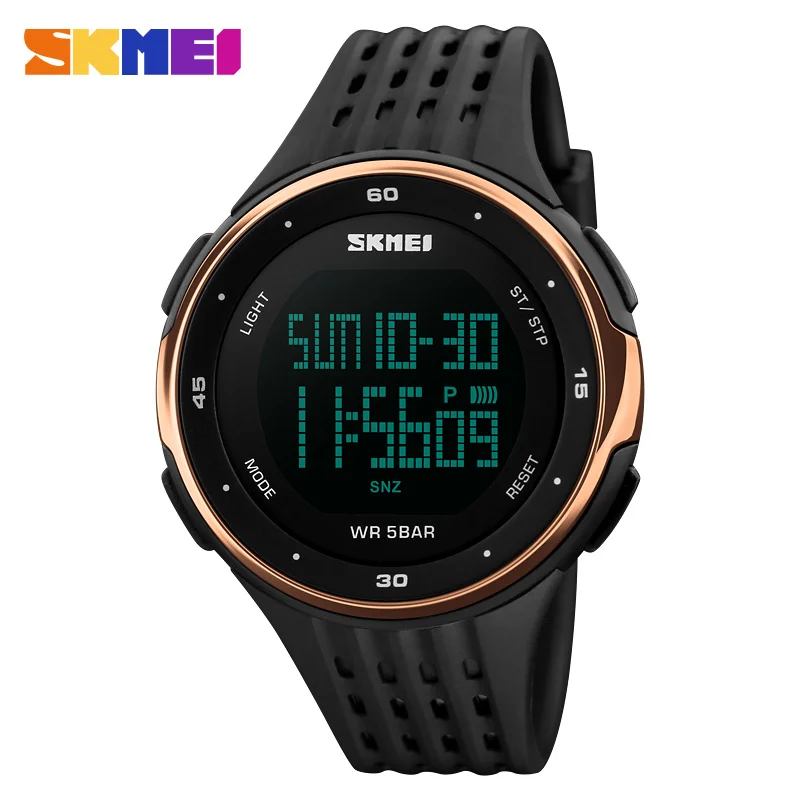 

New arrival 2018 hot selling dual time zone watch skmei big dial wrist watch