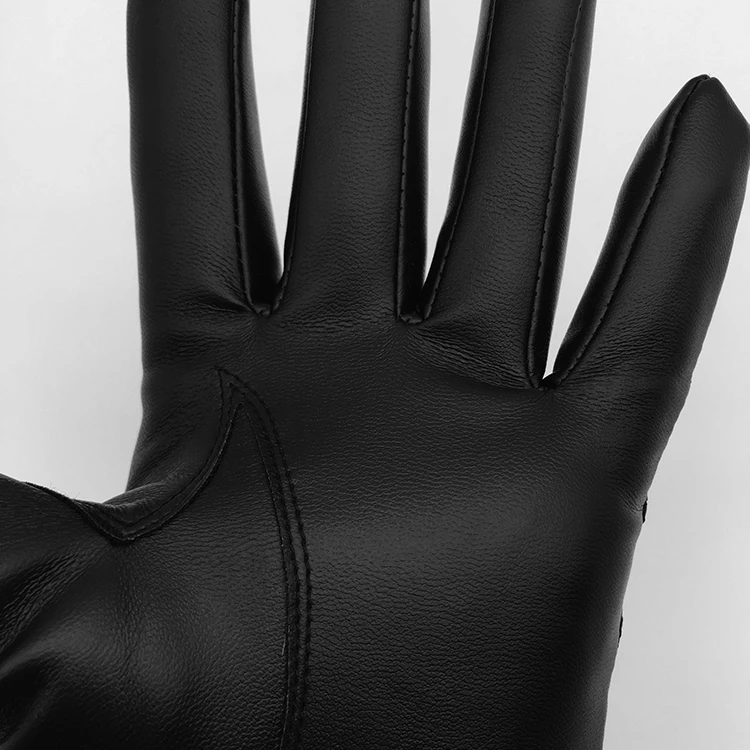 
2017 Lady Daily Life Winter Comfortable Leather Pu Coated Gloves 