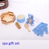 Promotional wooden beauty bath set gifts,souvenir baby doll bathing toy set