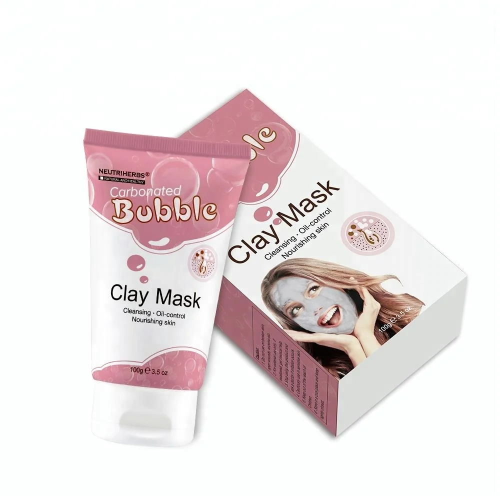 

OEM/ODM Private Label Deep Clear Face Carbonated Bubble Clay Mask, Carbon