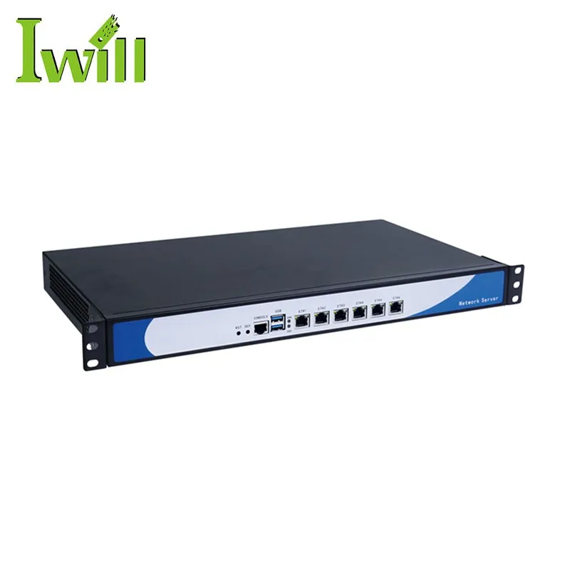 

1037U 1U6L 6 LAN Server Barebone System, Firewall PC, 1U Rackmount Sever
