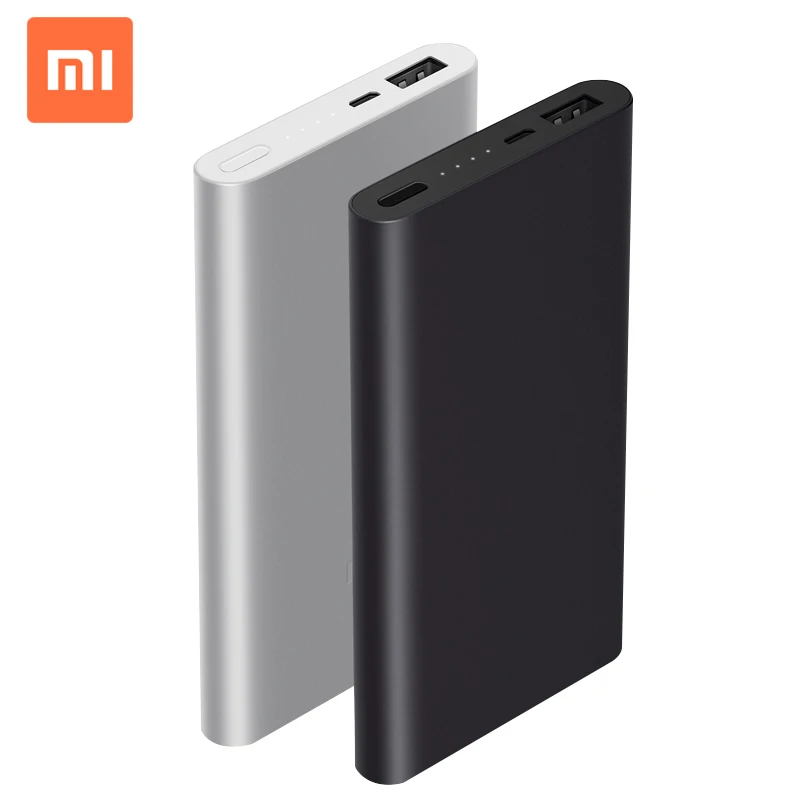 Large Stock Original Xiaomi 10000mAh Mi Power Bank 2 Black and White