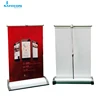 Cheap price a3 a4 mini roll up banner pocket desktop roll screen display