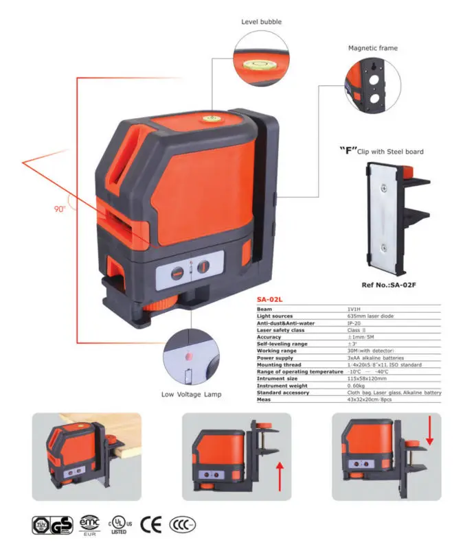 New Product 1v1h Laser Level With Bracket Buy Laser