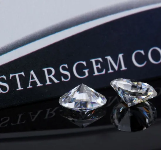 

Starsgem Waxing/oiling Polished Gemstone 1.8carat Gh Oval Cut Loose 7*9mm Moissanite Jewelry Making Stone White Gh VVS1/VVS2 1pc