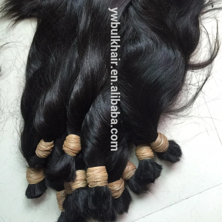 

Alibaba China raw unprocessed hair bulk braiding hair wholesale cheap brazilian virgin hair bulk