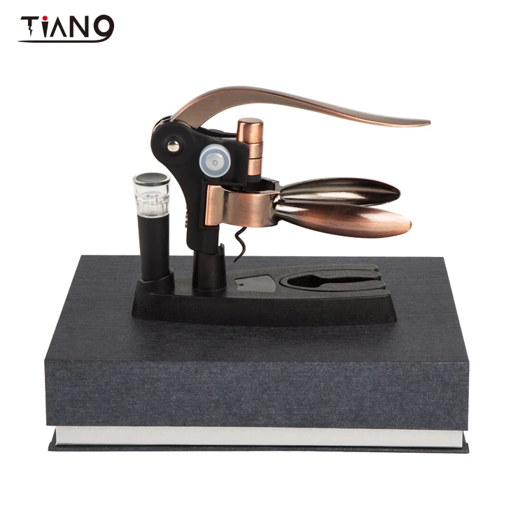 Wholesale Amazon Copper Rabbit Wine Corkscrew Bottle Opener Set Wine