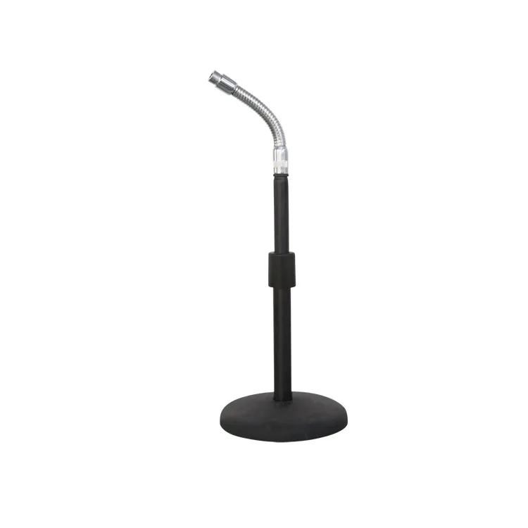 
Round Metal Base Desk Stand Quick Height Adjustable Microphone Stand 