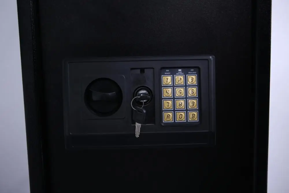 Modern Metal Gun Mechanical Lock Gun Safe Gun Rifle Storage