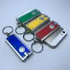Popular OEM price promotional gift colorful glowing customized LOGO LED keychain