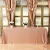 60x120'' Rectangle Sequin Tablecloth for Party Cake Dessert Table Exhibition Events, Rose Gold