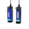 XTAR New Arrival 1 bay portable battery charger, 1a 0.5a current micro usb 18650 rhos battery charger MC1 Plus