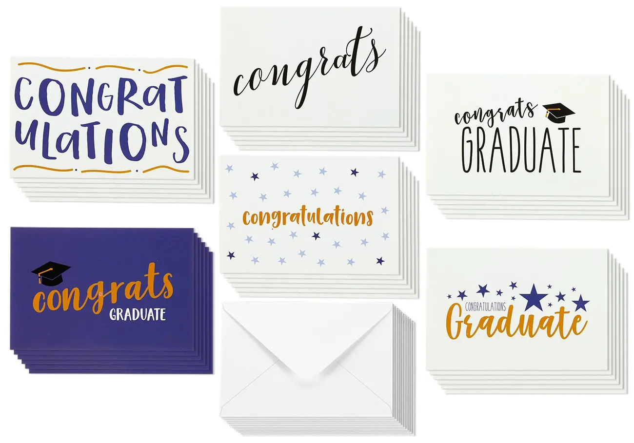 Buy 36 Pack Graduation Cards Blank Greeting Cards Greeting Cards Bulk Set Graduation Greeting Cards Congrats Grad Card Set Congratulations Graduation Cards Envelopes Included 4x6 Inches In Cheap Price On Alibaba Com