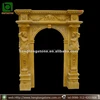 Arch Style Yellow Marble Stone Door Frame