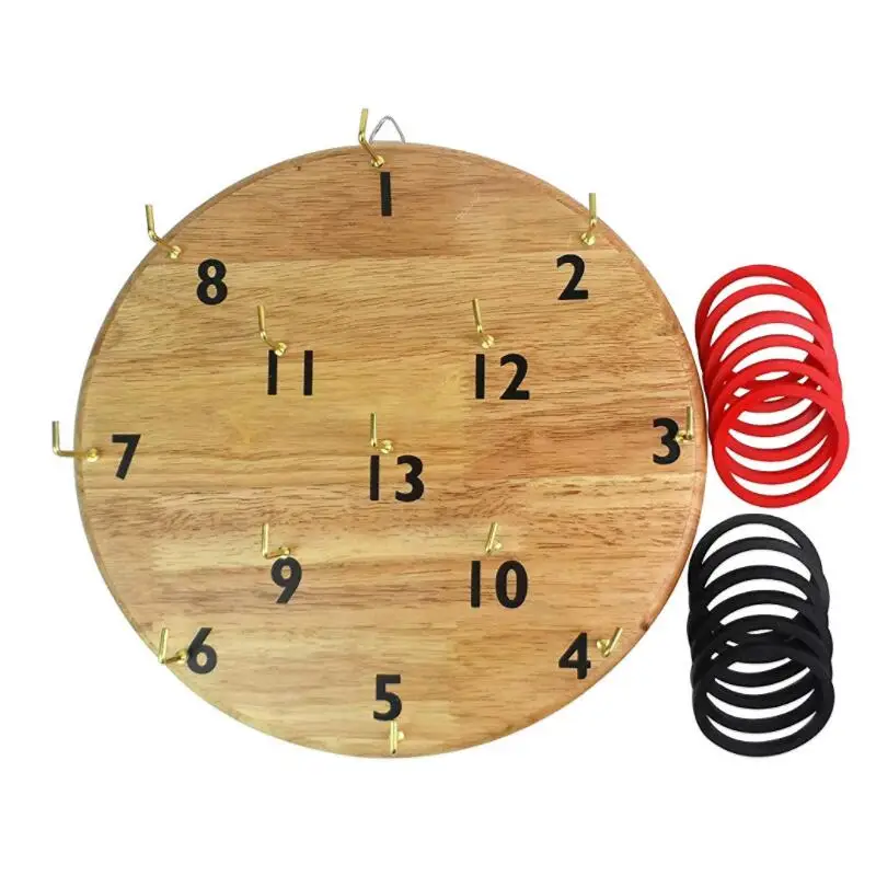 Wooden Hookey Game Hook Ring Toss Game Hang It On Wall Playing Buy