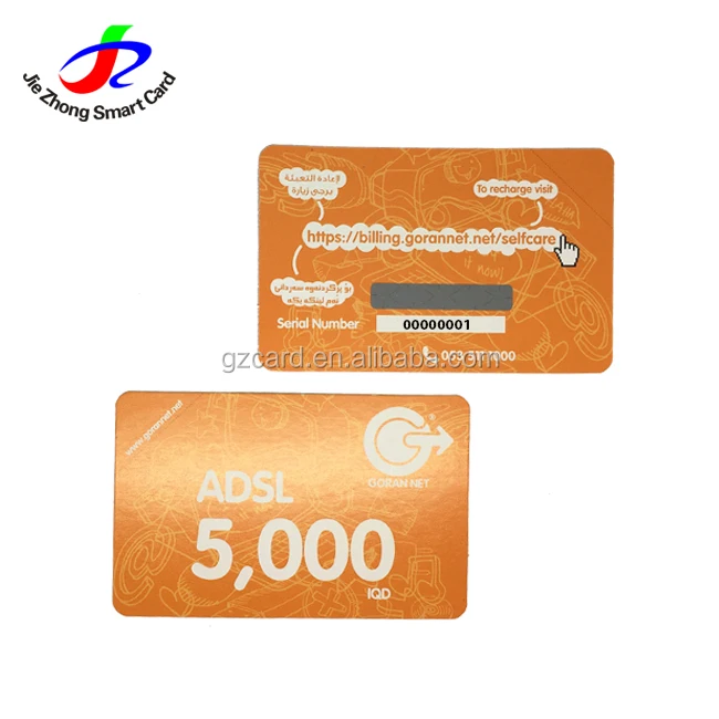 
Factory custom card size 4g virtual scratch off code recharge dollar prepaid charger calling card phone mobile 