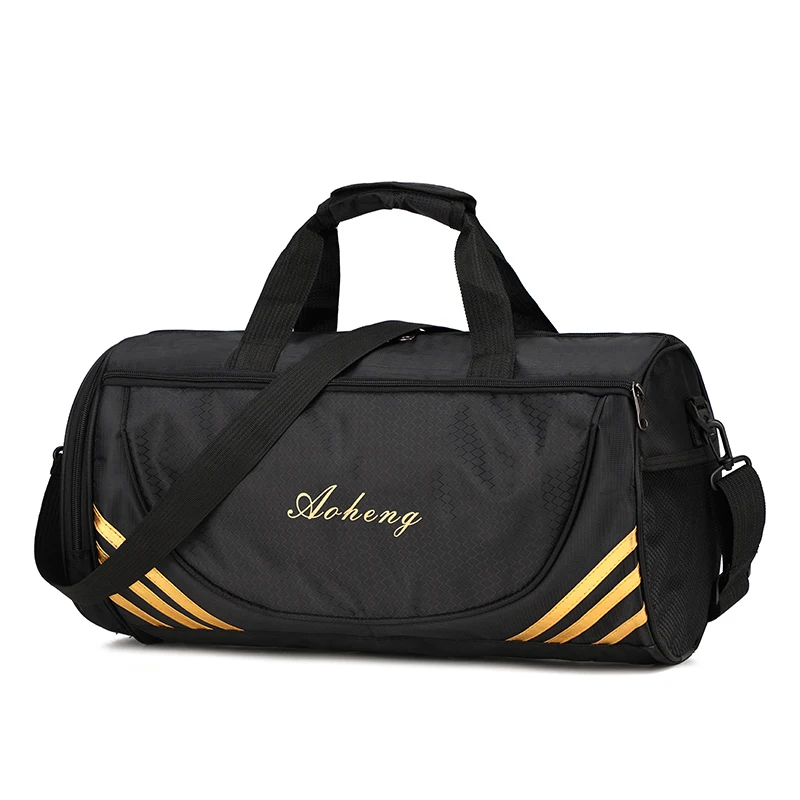 

Free Shipping samples fashion waterproof wholesale custom logo outdoor travel bag shoulder fitness bag, Customized color