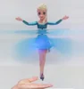 New Christmas infrared Inductive Frozen doll Colorful RC Flying Ball Built-in LED lights flying ball hand flying toys
