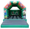 Clowning Around Roofed A Frame Castle Funny Inflatable Bouncy Castle for kids