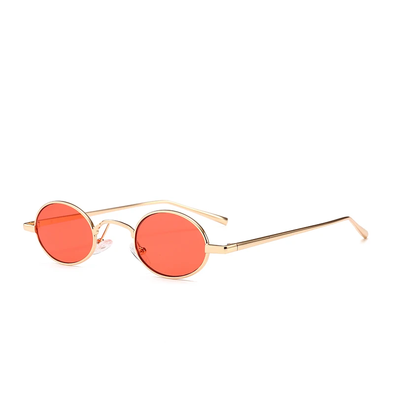

10231 Superhot Eyewear Retro Vintage Sun glasses Men Women Fashion 2018 Small Oval Metal Sunglasses