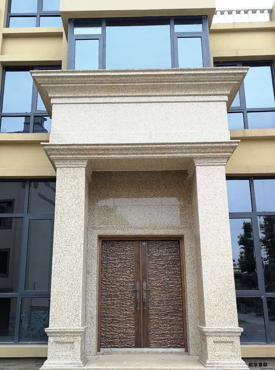 luxury single open entrance main design cast aluminum door