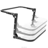 Car Side Step Folding Steel Wheel Step 22" Provides Extra Height