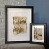 wholesale decorative picture frames decorated by amber and other natural elements