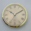90mm Gold aluminum clock dial gold insert clocks plastic clock inserts