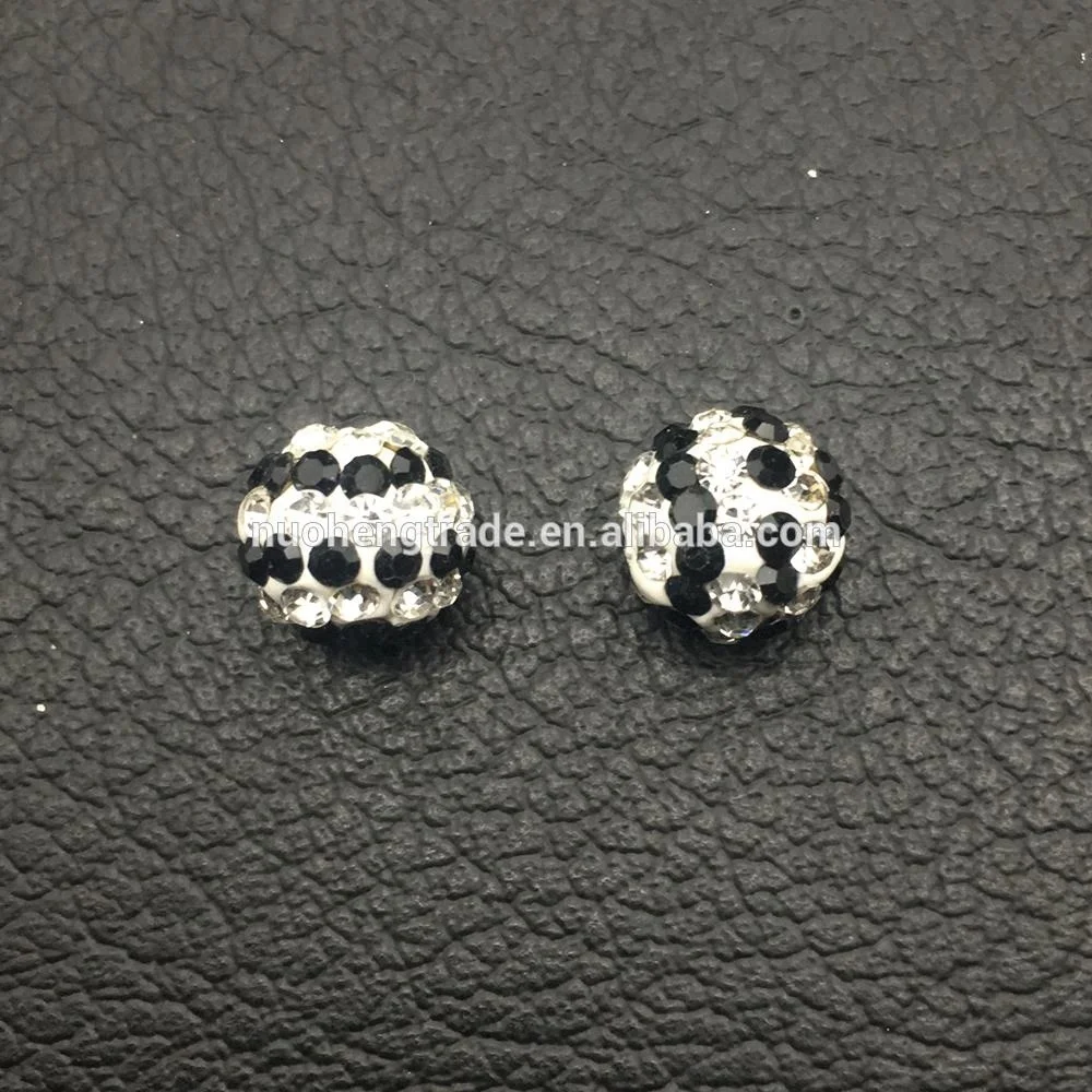 

Zebra Stripe Disco Rhinestone Ball Beads Wholesale