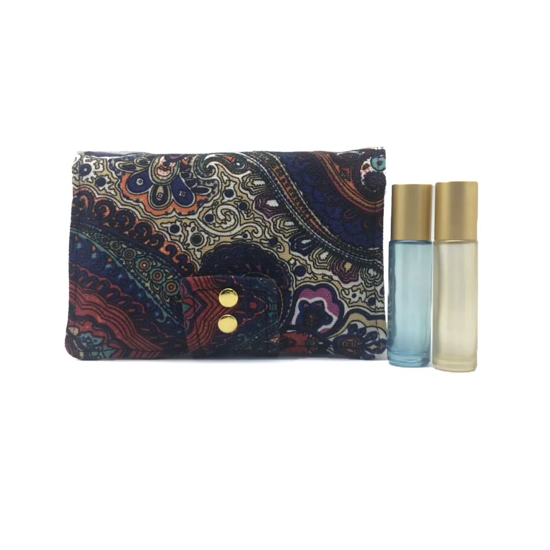 

10ml customize wholesale essential oil carrying bag cosmetic bag for essential oil bottles, Customize colors