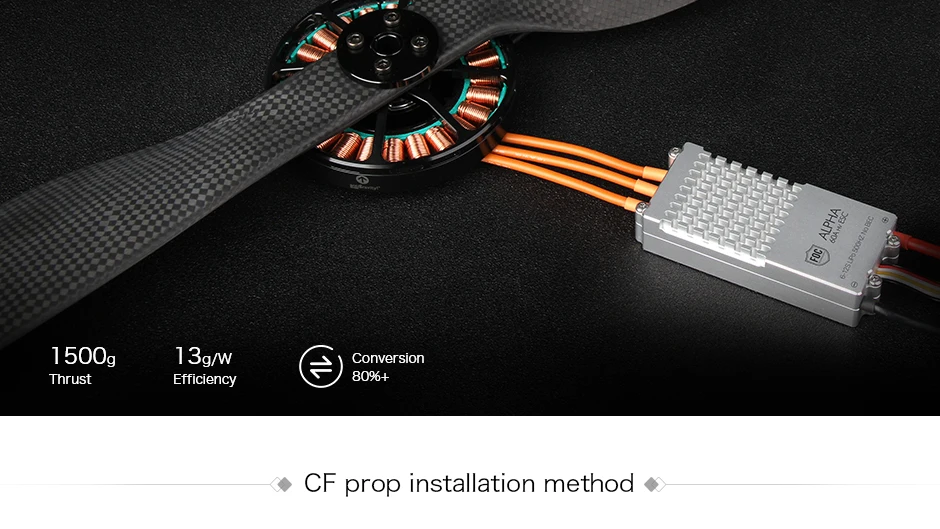 Tmotor Drone Motor Heavy Lift Motor For Model Aircraft Thrust 1.5kg