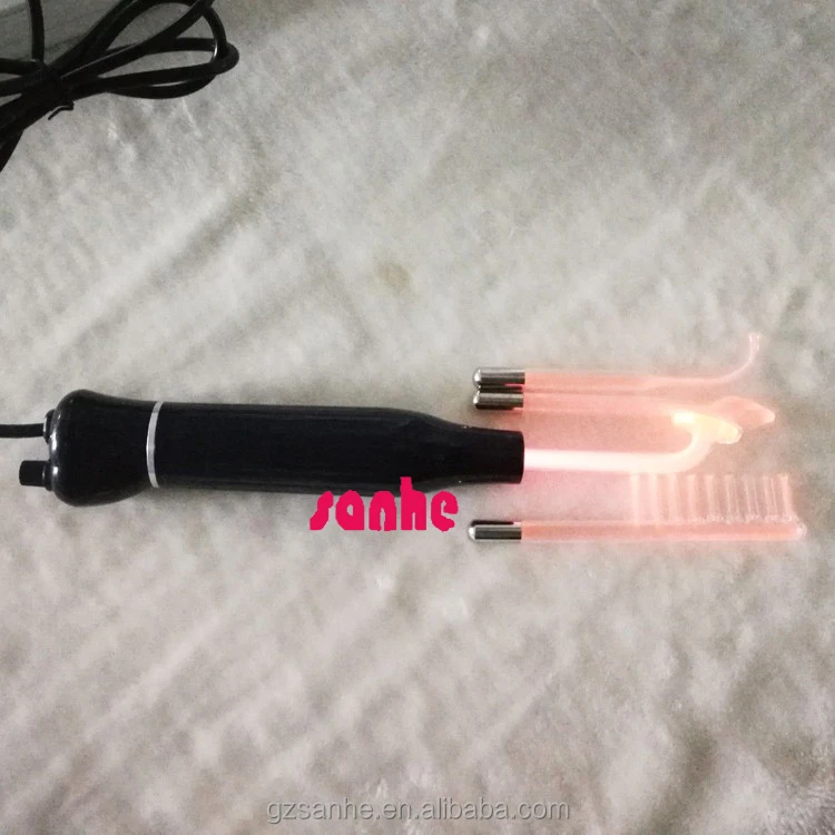 

Portable Black 30W anti acne high frequency violet wands