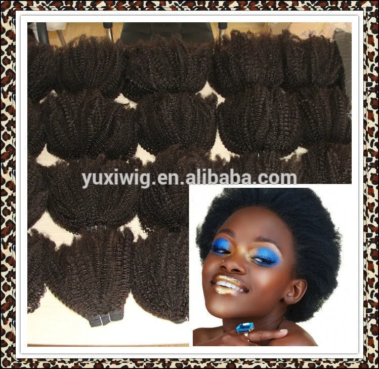 Cheap Afro Kinky Twist Real Human Hair Weave Extensions Buy