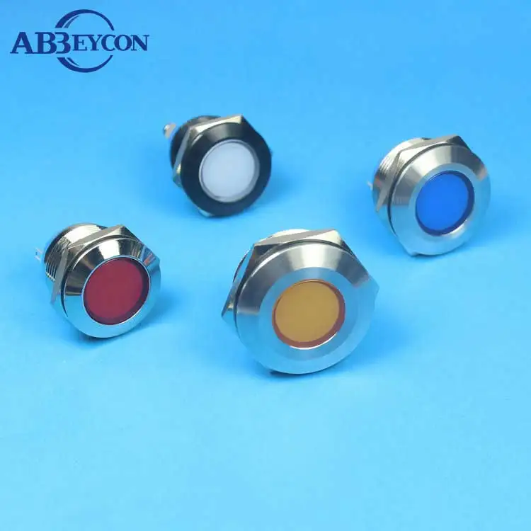 New Design 10mm Red And Green Dual Color Signal Lamp 24 Volt Led ...