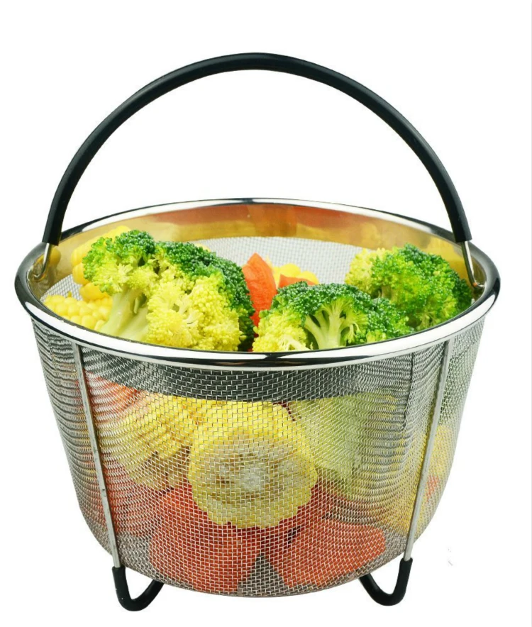 Mini Dim Sum Stainless Steel Instant Pot Steamer Basket
