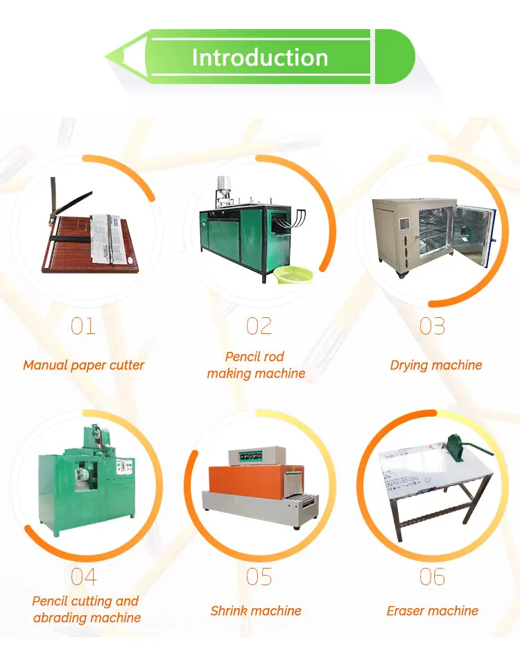 High Quality School Paper Pencil Manufacturing Machine Recycling Paper
