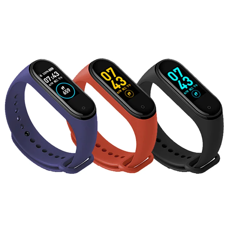 

Newly-arrived bluetooth 4.0 smart watch bracelet touch colorful screen m4 smart bracelet similar mi band 4