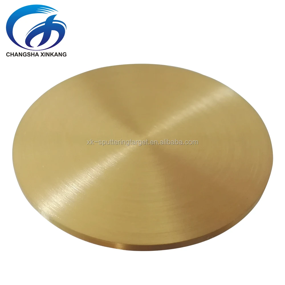 
Gold sputter target 99.99% Au/gold sputtering target with high quality 